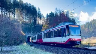 Im Murgtal im Schwarzwald mit Train Spotting RE40, RB41, S8 und S81
