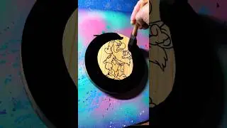 Satisfying black stain ASMR #shorts
