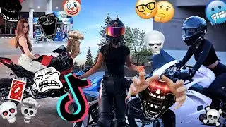 BEST BIKER BOY VS GIRL TROLLACE COMPILATION 💀 | ACEDITS PHONK TROLL FACE HIGHLIGHTS #2