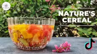 VIRAL Tiktok Nature's Cereal |Healthy Fruit Cereal Bowl |Viral Food Trends  #shorts #viral #tiktok