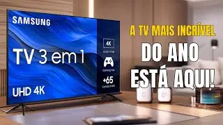 A MELHOR TV PARA FILMES E S&Eacute;RIES EM 2025! - Samsung CU7700