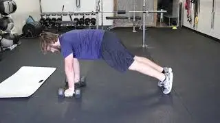 DB Negative Push Up