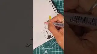 Easy 😍 Page  Corner Design idea ✨️/Miniature #creativesasmitaarts #art #painting #youtubeshorts #sho