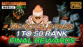 NEW 1 To 50 M6 RP (Rewards) | ROYALE PASS M6 Mythic Winter | Battlegrounds Mobile