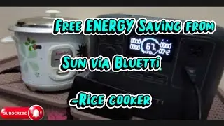 Bluetti Power Storage + Rice Cooker,Energy Test & Cooking Demo #live #PowerSaving #Energy #hightech