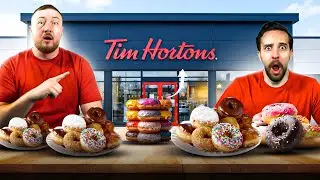 We Ate EVERY Single Donut at Tim Hortons UK