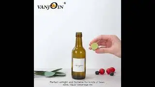 200ml Small Round Amber Beverage Glass Bottle