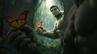 Hulk and his child are roaming in the jungle  .[हल्क और उसका लड़का जंगल में घूम रहे है]