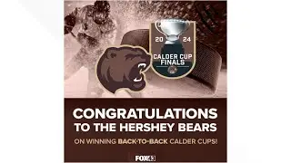 Hershey Bears, fans celebrate 13th Calder Cup title with ceremony at GIANT Center