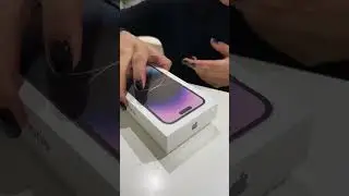 Главный фаворит года &ndash; фиолетовый 💜 Распаковка Iphone 14 Pro