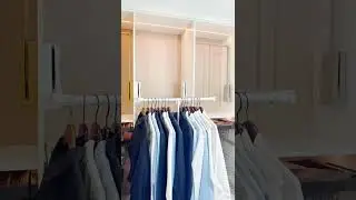 Pull Down Closet Rod #closetorganizer #interiordesign #spacesaving #closet #wardrobe