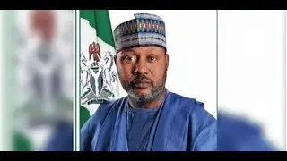Honourable Minister of Environment, Mohammed Hassan Abdullahi, briefs the press