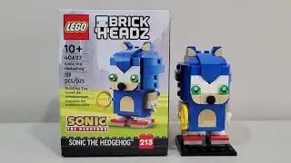 Lego Sonic the Hedgehog Brickheadz Set 40627 Review!