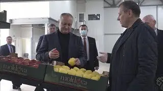 Igor Dodon, &icirc;n vizită &icirc;n raionul Briceni