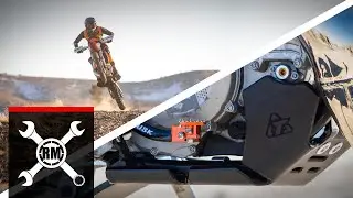How To Install a Tusk Quiet Glide Dirt Bike Skid Plate on KTM, Husqvarna & GasGas 2-Strokes