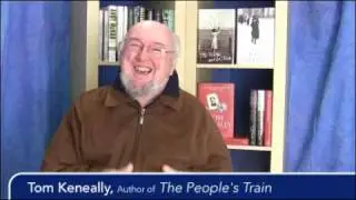 Tom Keneally author of THE PEOPLE'S TRAIN