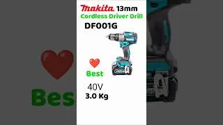 Best Cordless Driver Drill 13mm  40Vmax XGT BL AFT XPT Cordless Driver Drill Makita DF001G 40V Drill