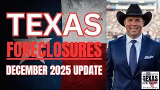 The December Texas Foreclosure Update
