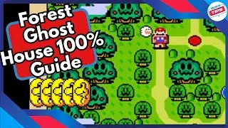 Forest Ghost House 100% Guide All Dragon Coins & Secret Exits in Super Mario World