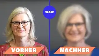 ✨ Graue Haare zum Gl&auml;nzen gebracht: Vorher/Nachher Bob-Haarschnitt & Styling-Tipps! 💇&zwj;♀️
