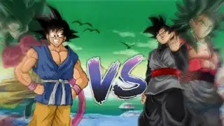 Goku gt vs Goku Black (sprite animation)
