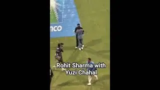 Rohit Sharma with Yuzi Chahal today. #rohitsharma #yuzichahal #yuzvendrachahal #t20worldcup