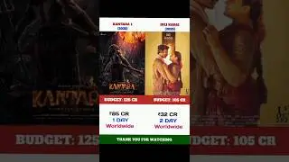 Kantara 1 vs idli kadai box office collection comparison #viralshorts #dhanush #rishabshetty #shorts