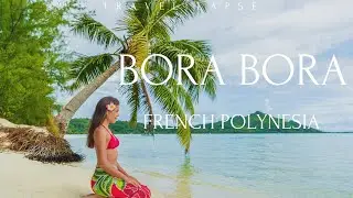 Amazing Honeymooner's Paradise In Bora Bora , French Polynesia | by drone |