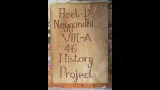 Diy School History Project Idea