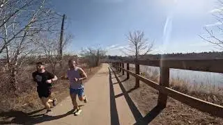 Spring Run in Edmonton's River Valley | Alberta, Canada | Virtual Running Videos