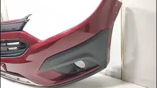 Parachoque Dianteiro Onix Activ 2017 a 2019 Vermelho Com Farol Auxiliar Com Furo Friso Com Detalhe