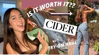 TRENDY TRY-ON HAUL SPRING 2021 Ft. CIDER