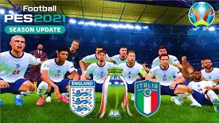 PES 2021 - Italy vs England - Euro 2020 Final @Wembley Stadium - London | Gameplay PC