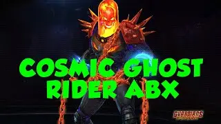 Trying out Cosmic Ghost Rider on Universal Villain abx day | Marvel Future Fight