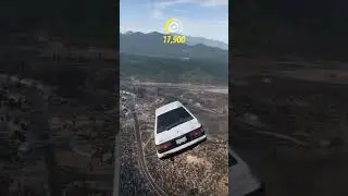 Toyota Trueno GT Apex farthest Jump #shorts #forza #forzahorizon5