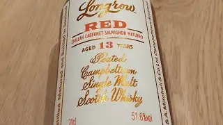 Malt Box Whisky Review 86 - Longrow RED 13yr Old Chilean Cabernet Sauvignon Finish