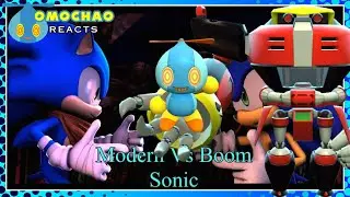 Strange is't it?! OmoChao and Omega reacts to Shadow759: Modern vs. Boom Sonic The Hedgehog!