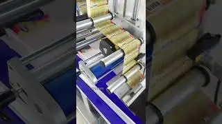 Double Heads Flat Surface Labeling Machine #labelingmachine #labeling #machine