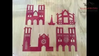 Cắt tạo h&igrave;nh laser thiệp 3D v&agrave; pop-up - Laser Cutting pop-up card (Phần 1)