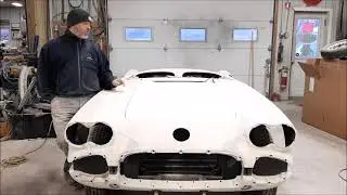 1958 Chevrolet Corvette Restoration Update, More Sanding  lastchanceautorestore com