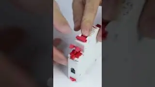 Miniature circuit breaker MCB with protective cover