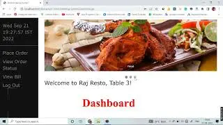 Restaurant Food Ordering System Project In Java