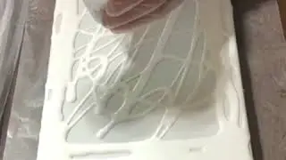 Acrylic Pour Painting Using Spray Silicone