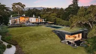$21,500,000! Breathtaking blufftop ocean view home in Santa Barbara commands a world-class location