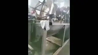 Test machine ----Busket wheel sand classifier washer #shorts