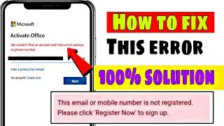 This Email or Mobile Number Is Not Registered Please Click Register Now to Sign up my gov website 