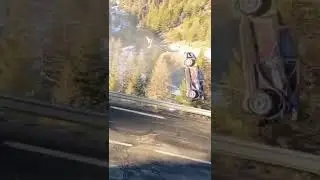 Adrien Fourmaux&rsquo; crash in Rallye Montecarlo 2022 😱. Reposted from the Instagram Community.
