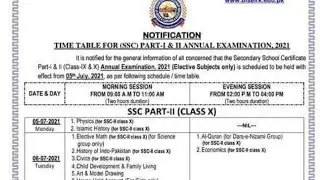 Exams Date 2021 | Sindh Province | Ninth Matric Examination Date | Science By Nazir | Latest Update