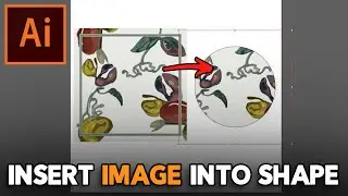 How to Insert Image into Shape in Illustrator