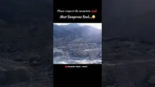 Most Dangerous Road in Ladakh | #ladakh #youtubeshorts #shorts #nature #leh #himalayas #mountains